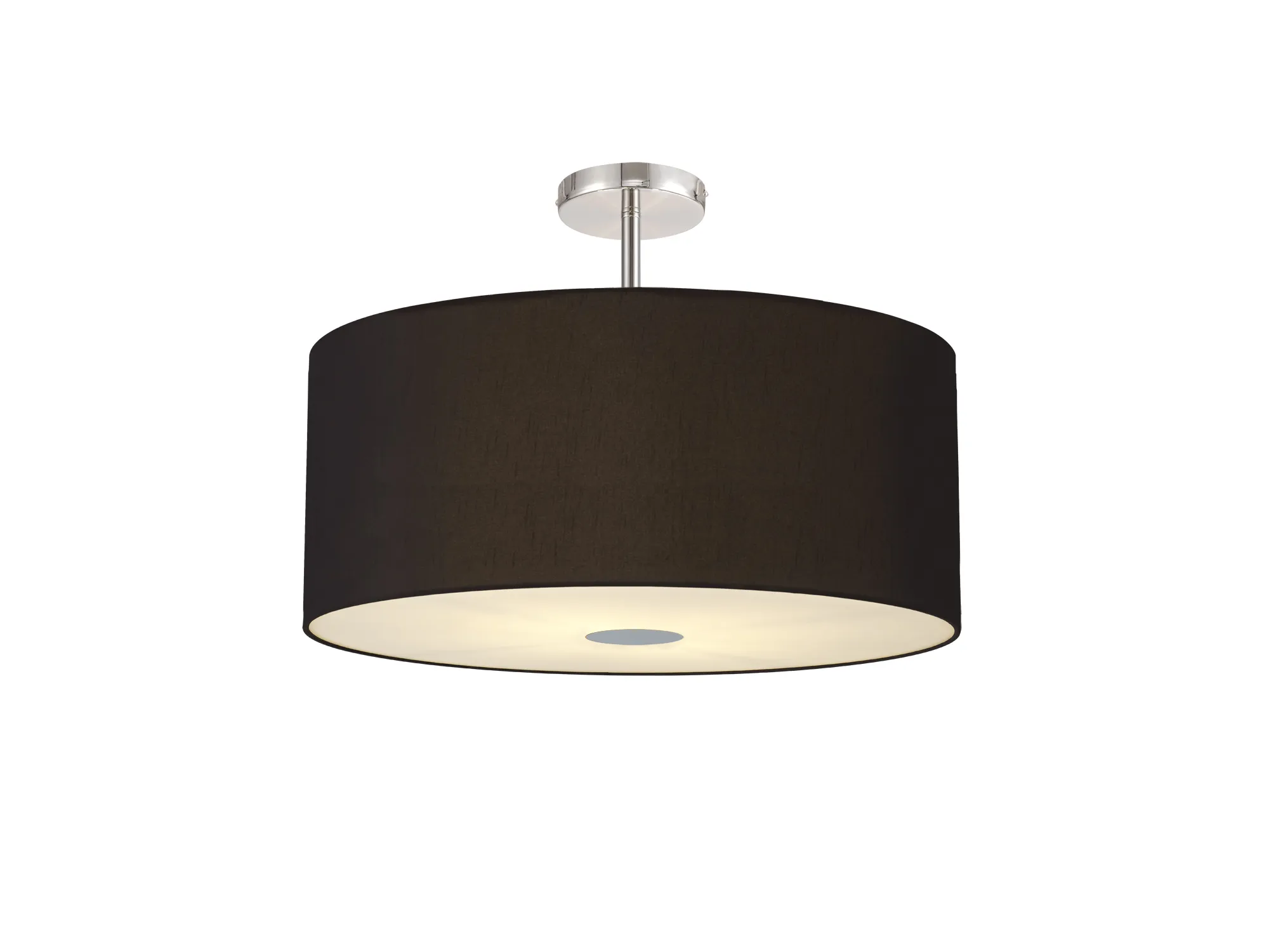 Baymont CH BL/GR Ceiling Lights Deco Semi Flush Fittings